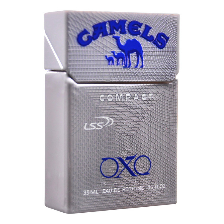 عطر جیبی مردانه اکس بالت مدل camels compact silver با رایحه خنک حجم 35 میلیلیتر