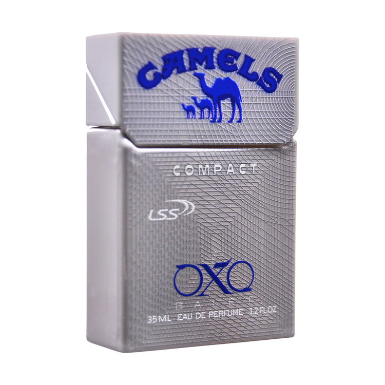 عطر جیبی مردانه اکس بالت مدل camels compact silver با رایحه خنک حجم 35 میلیلیتر