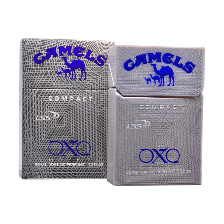 عطر جیبی مردانه اکس بالت مدل camels compact silver با رایحه خنک حجم 35 میلیلیتر