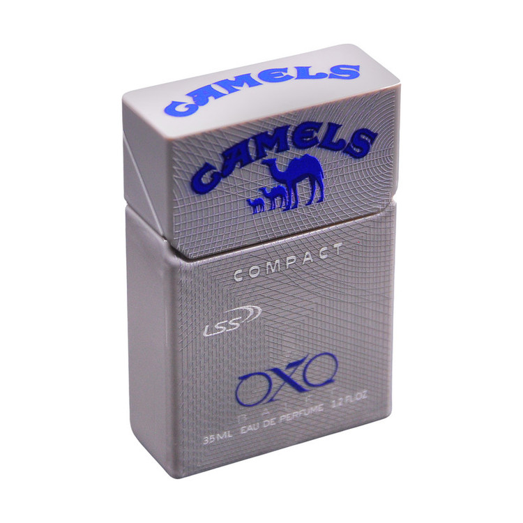 عطر جیبی مردانه اکس بالت مدل camels compact silver با رایحه خنک حجم 35 میلیلیتر