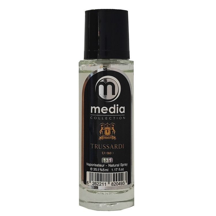 عطر جیبی مردانه مدیا مدل Trussardi Uomo حجم 35 میلی لیتر
