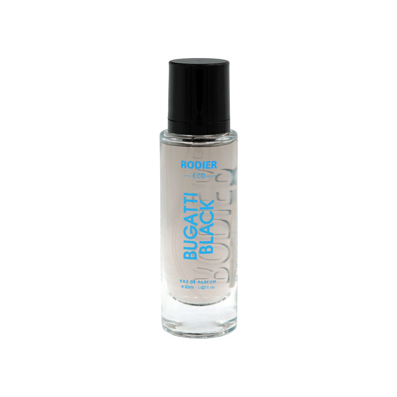 عطر جیبی مردانه رودیر مدل BUGATTI BLACK حجم 30 میلی لیتر