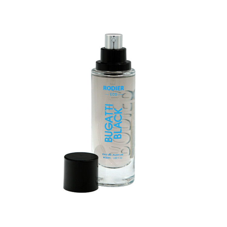 عطر جیبی مردانه رودیر مدل BUGATTI BLACK حجم 30 میلی لیتر