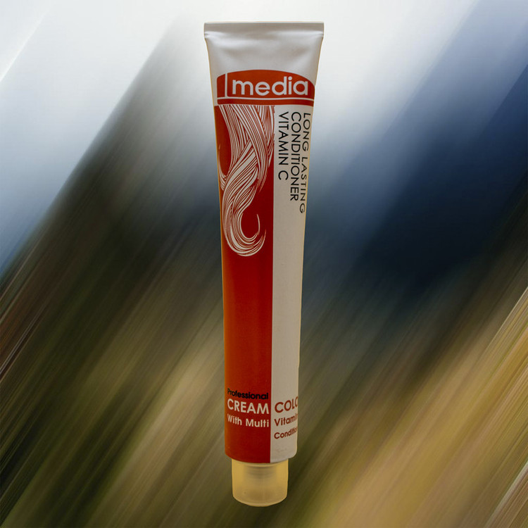 رنگ مو مدیا سری طلایی شماره 9.5 حجم 100 میلی لیتر رنگ بلوند طلایی روشن