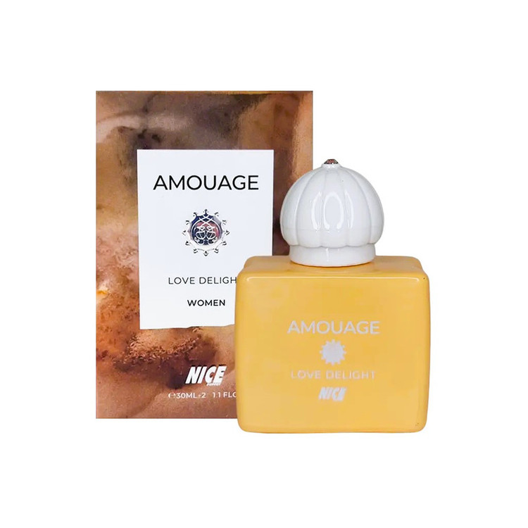 عطر جیبی زنانه نایس پاپت مدل amouage love delight با رایحه شیرین حجم 30 میلیلیتر