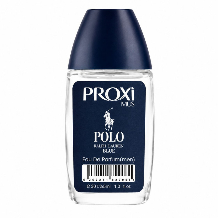 عطر جیبی مردانه پروکسی مدل Polo Blue با رایحه تند و چوبی حجم 30 میلیلیتر