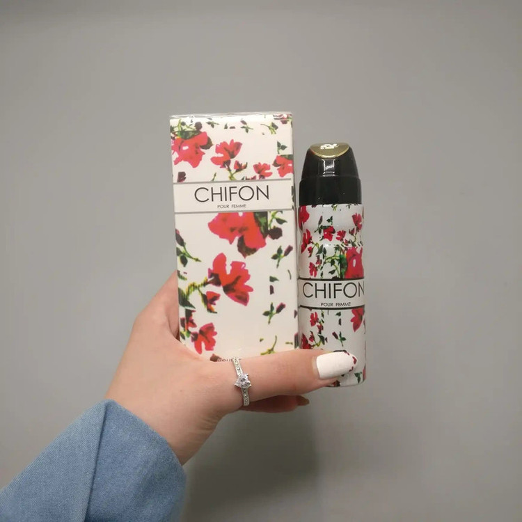 عطر جیبی زنانه عماد آرا مدل chifon با رایحه شیرین حجم 30 میلیلیتر