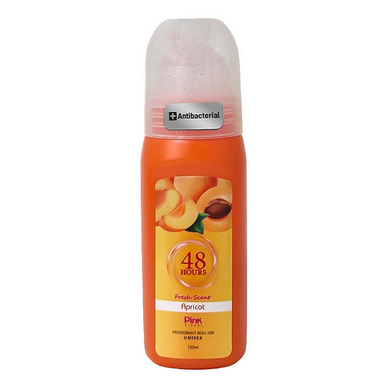 رول دئودورانت پینک ویژوآل مدل Apricot حجم 120 میلیلیتر