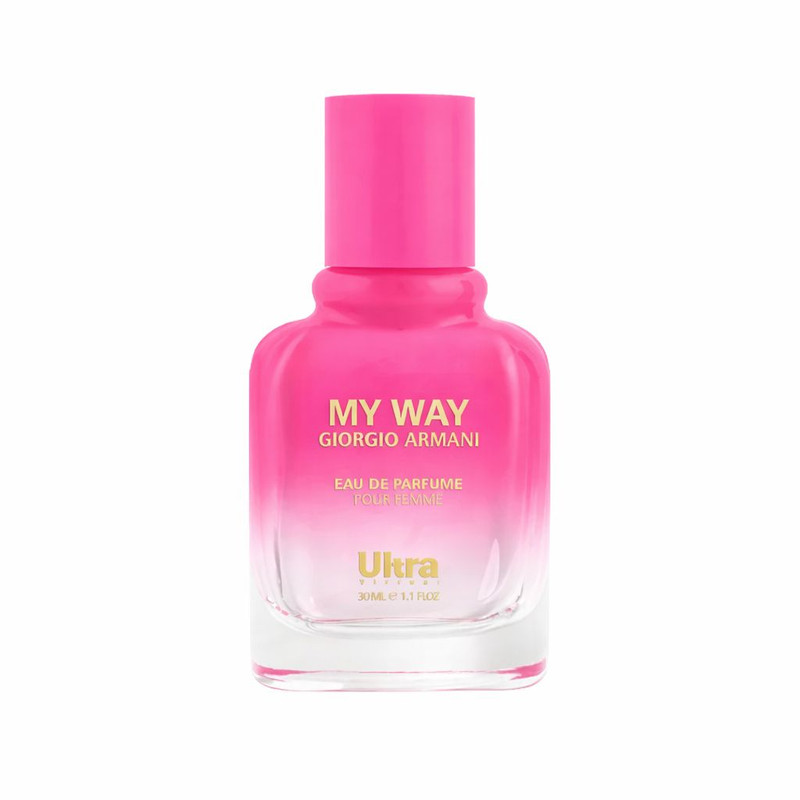 عطر جیبی زنانه اولترا ویرچوآل مدل My Way با رایحه شیرین و گلی حجم 30 میلی‌لیتر