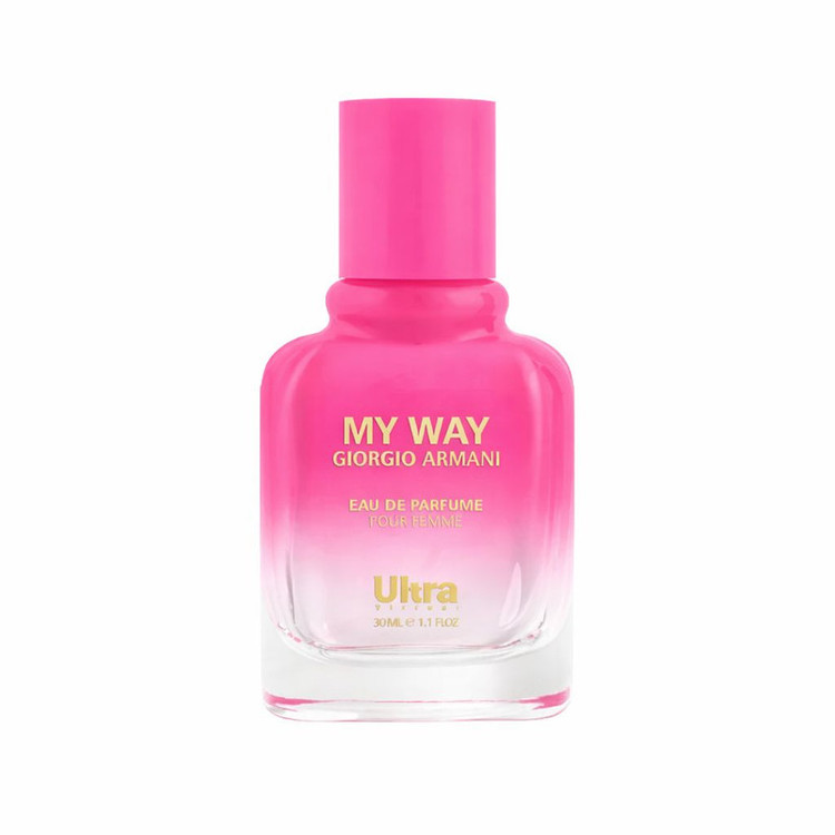 عطر جیبی زنانه اولترا ویرچوآل مدل My Way با رایحه شیرین و گلی حجم 30 میلیلیتر