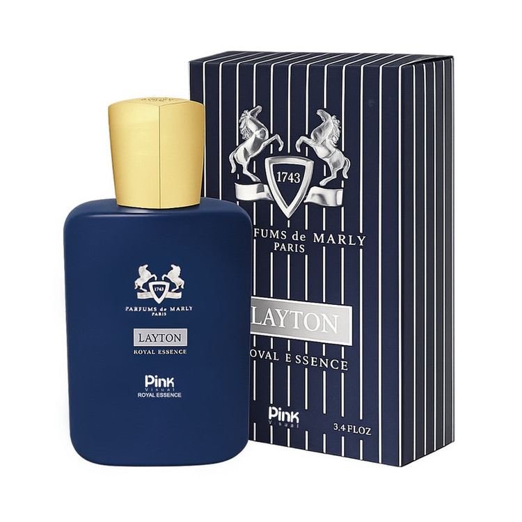ادوپرفیوم پینک ویژوآل مدل مارلی لیتون Marly Layton با رایحه تند و گرم حجم 100 میلی لیتر