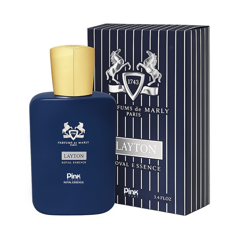 ادوپرفیوم پینک ویژوآل مدل مارلی لیتون Marly Layton با رایحه تند و گرم حجم 100 میلی لیتر