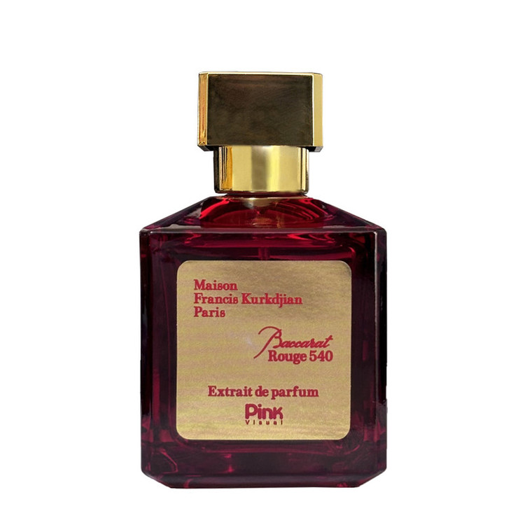 ادوپرفیوم زنانه پینک ویژوآل مدل Baccarat Rouge 540 با رایحه گرم و شیرین حجم 100 میلی لیتر