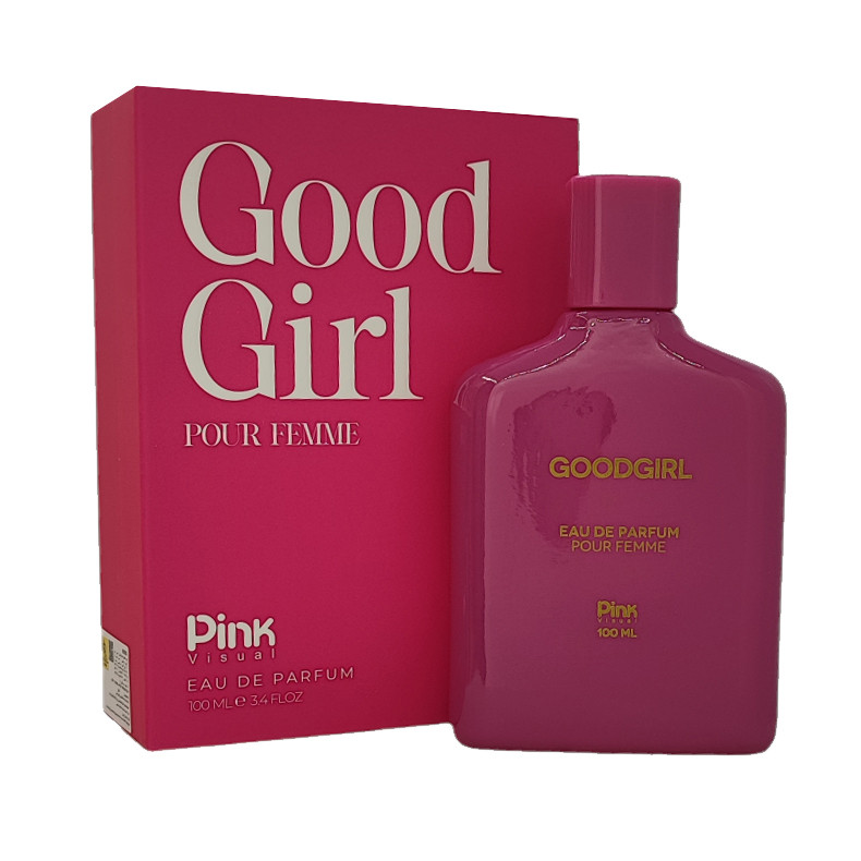 ادوپرفیوم زنانه پینک ویژوآل مدل Good Girl با رایحه گرم حجم 100 میلی‌لیتر