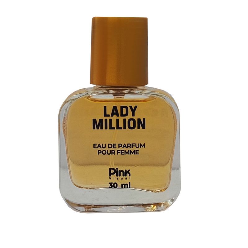 عطر جیبی زنانه پینک ویژوال مدل Lady Milion حجم 30 میلی لیتر
