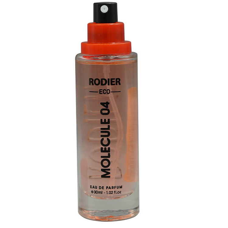 عطر جیبی مردانه رودیر مدل مولکول MOLECULE 04 با رایحه تلخ حجم 30 میلیلیتر