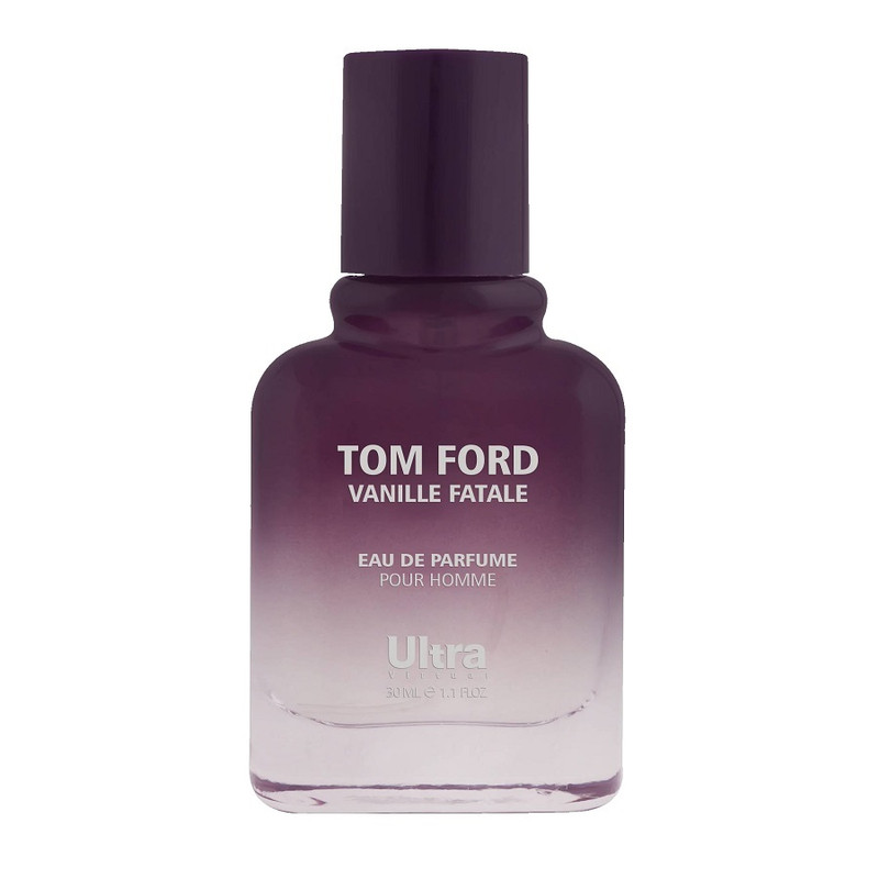 عطر جیبی مردانه اولترا ویرچوال مدل TomFord Vanille Fatale حجم 30 میلی لیتر