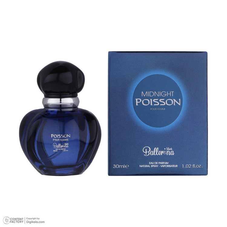 عطر جیبی زنانه بالرینا مدل Midnight Poisson حجم 30 میلیلیتر