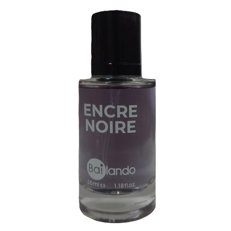 عطر جیبی مردانه بایلندو مدل ENCRE NOIRE با رایحه تلخ حجم 35 میلیلیتر