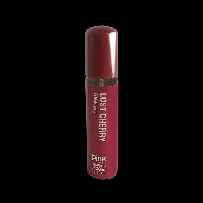 عطر جیبی پینک ویژوآل مدل Tom Ford Lost Cherry با رایحه شیرین حجم 30 میلیلیتر