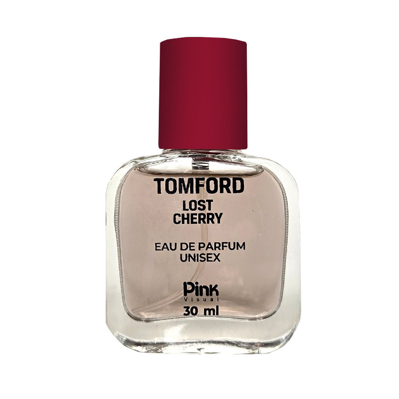 عطر جیبی پینک ویژوآل مدل Tomford Lost Cherry با رایحه شیرین حجم 30 میلی‌لیتر