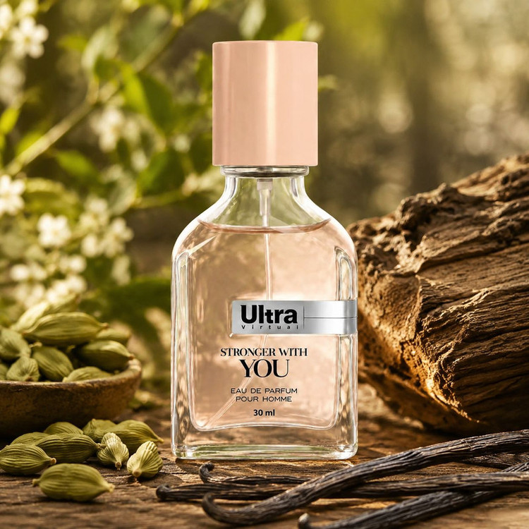 عطر جیبی مردانه اولترا ویرچوآل مدل Stronger With You با رایحه شیرین حجم 30 میلیلیتر