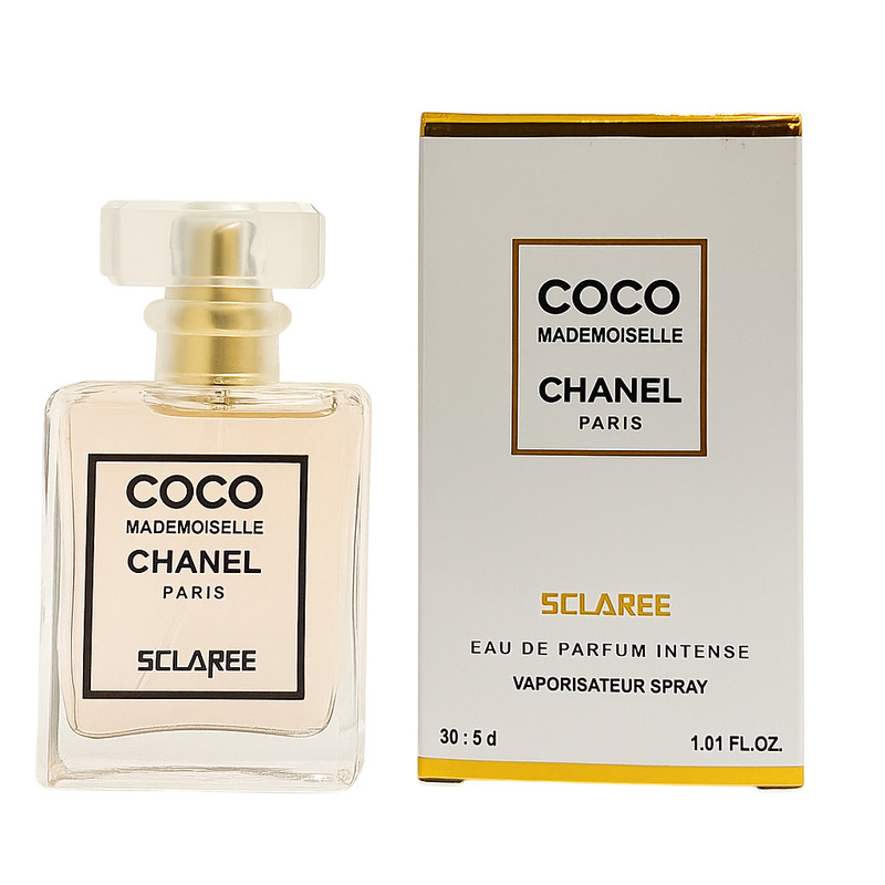 عطر جیبی زنانه اسکلاره مدل COCO mademoiselle با رایحه گرم حجم ۳۰ میلیلیتر