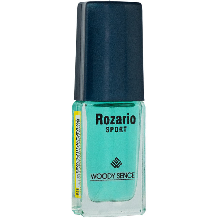 عطر جیبی مردانه وودی سنس مدل Rozario sport حجم 15 میلی لیتر