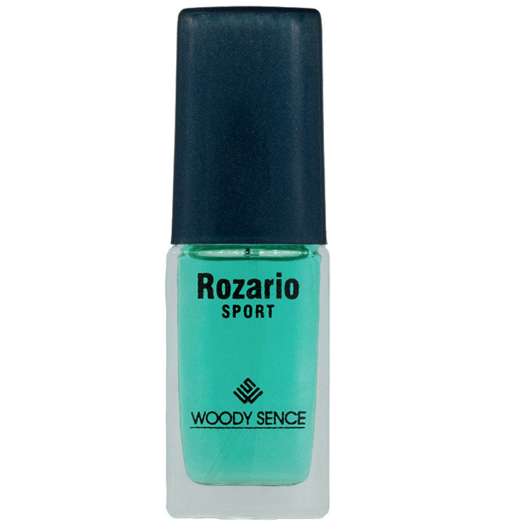 عطر جیبی مردانه وودی سنس مدل Rozario sport حجم 15 میلی لیتر