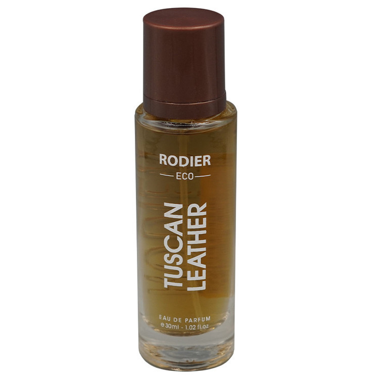 عطر جیبی رودیر مدل TUSCAN LEATHER با رایحه گرم حجم 30 میلیلیتر