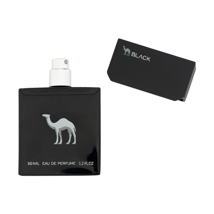 عطر جیبی مردانه اکس بالت مدل camels black با رایحه خنک حجم 35 میلیلیتر