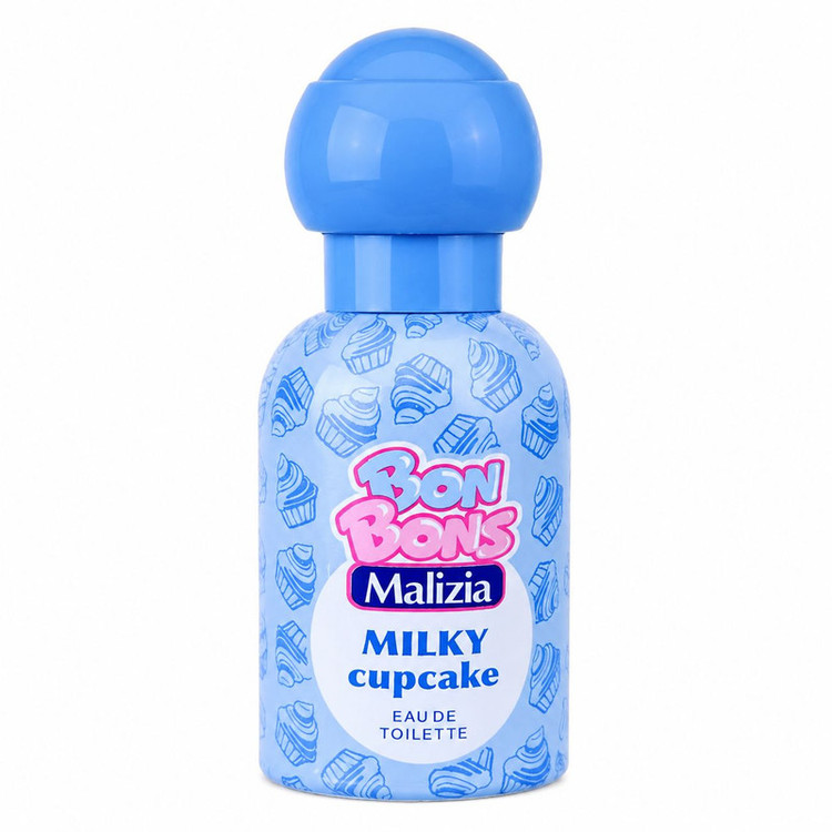 ادو تویلت دخترانه و پسرانه مالیزیا مدل Milky Cupcake با رایحه شیرین و وانیلی حجم 50 میلیلیتر