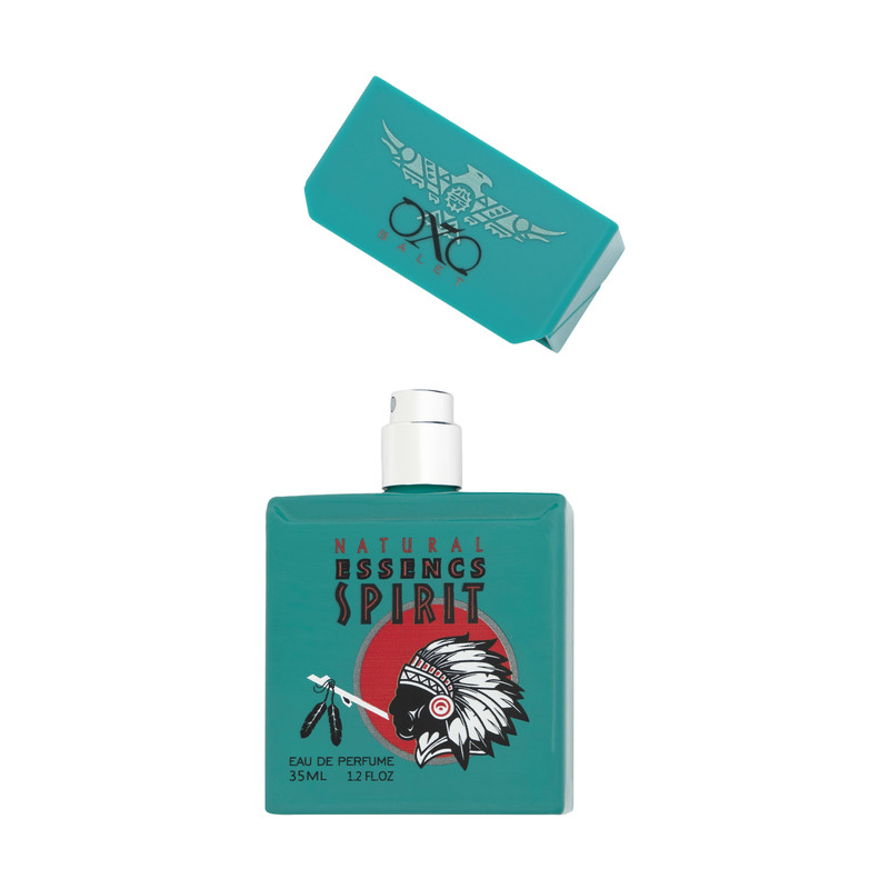 عطر جیبی مردانه اکس بالت مدل natural essencs spirit teal با رایحه گرم حجم 35 میلیلیتر