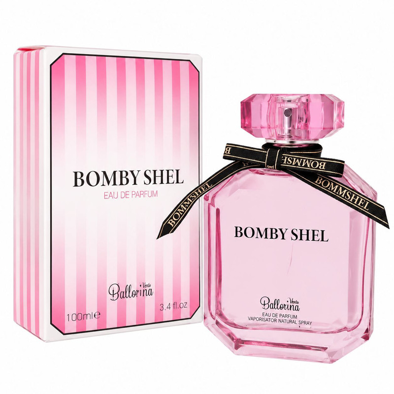 ادو پرفیوم زنانه بالرینا مدل Bomby Shel با رایحه شیرین و گلی حجم 100 میلی لیتر