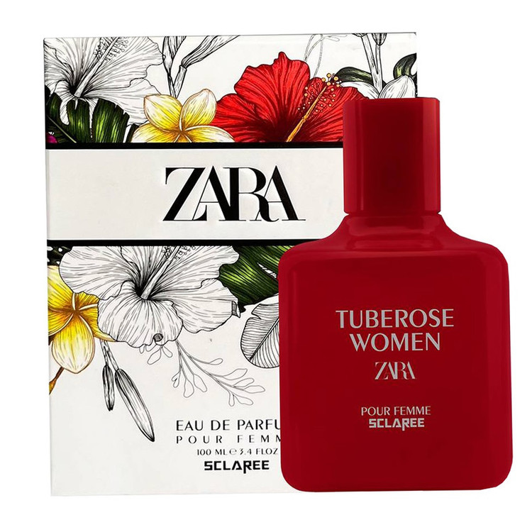 ادو پرفیوم زنانه اسکلاره مدل tuberose zara حجم 100 میلیلیتر