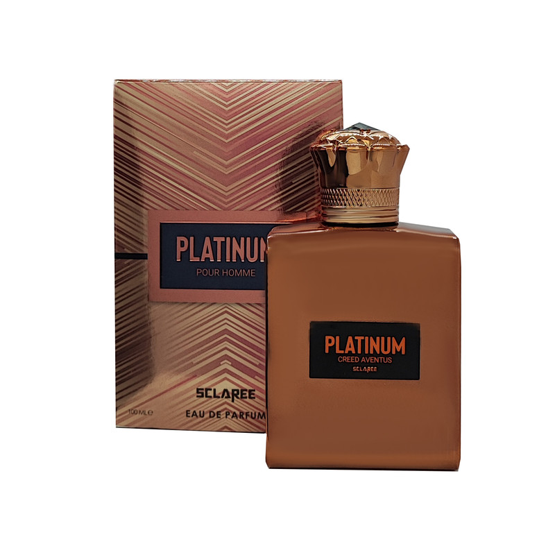 ادو پرفیوم مردانه اسکلاره مدل Platinum Creed aventus با رایحه خنک  حجم 100میلی لیتر