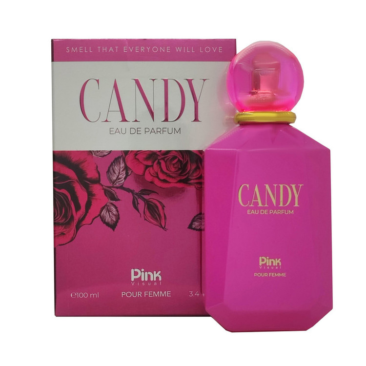 ادوپرفیوم زنانه پینک ویژوآل مدل Candy حجم 100 میلیلیتر
