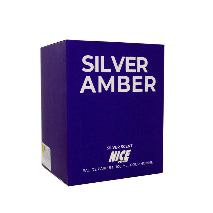 ادو پرفیوم مردانه نایس پاپت مدل Silver Scent Amber حجم 100 میلی لیتر