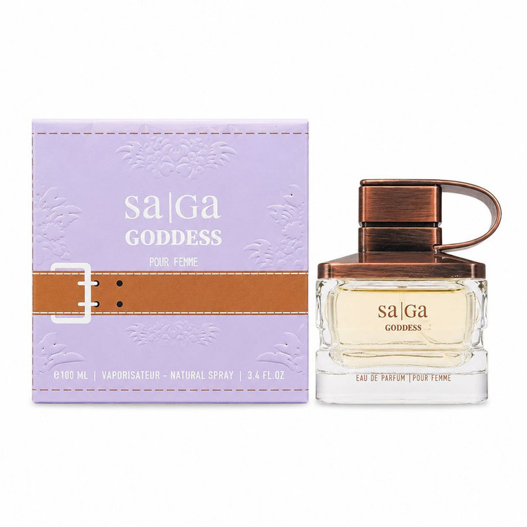 ادوپرفیوم زنانه عماد آرا مدل Saga Burberry Goddess با رایحه گرم حجم 100 میلیلیتر