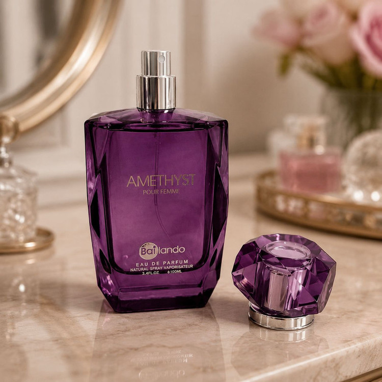 ادوپرفیوم زنانه بایلندو مدل Amethyst با رایحه شیرین حجم 100 میلیلیتر
