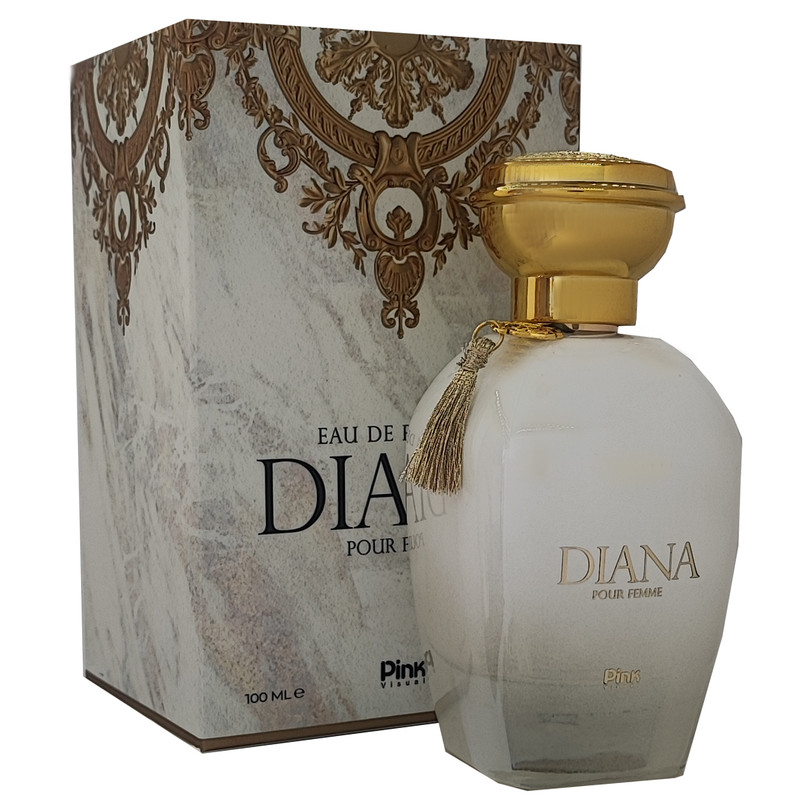 ادوپرفیوم زنانه پینک ویژوال مدل Diana Baccarat Rouge حجم 100 میلیلیتر