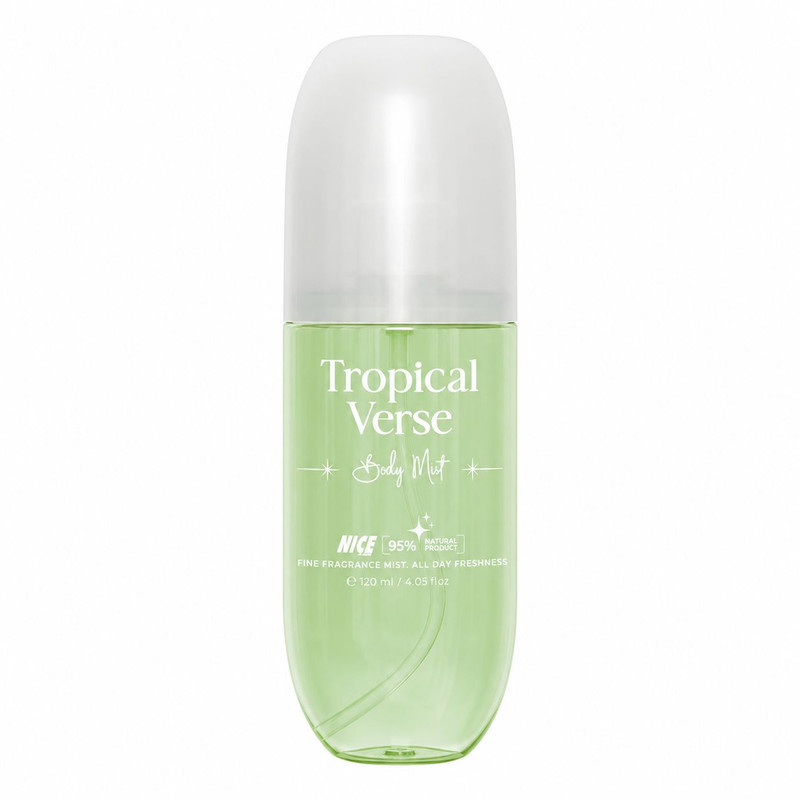 بادی میست زنانه نایس پاپت مدل Tropical Verse با رایحه شیرین و خنک حجم 120 میلی‌لیتر