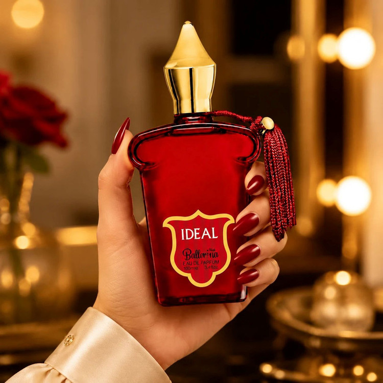 ادوپرفیوم زنانه بالرینا مدل IDEAL با رایحه گرم حجم 100 میلیلیتر