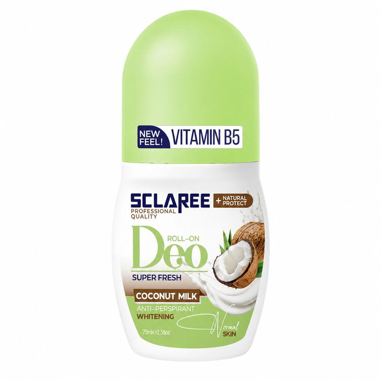 رول دئودورانت زنانه اسکلاره مدل Coconut Milk حجم 75 میلیلیتر