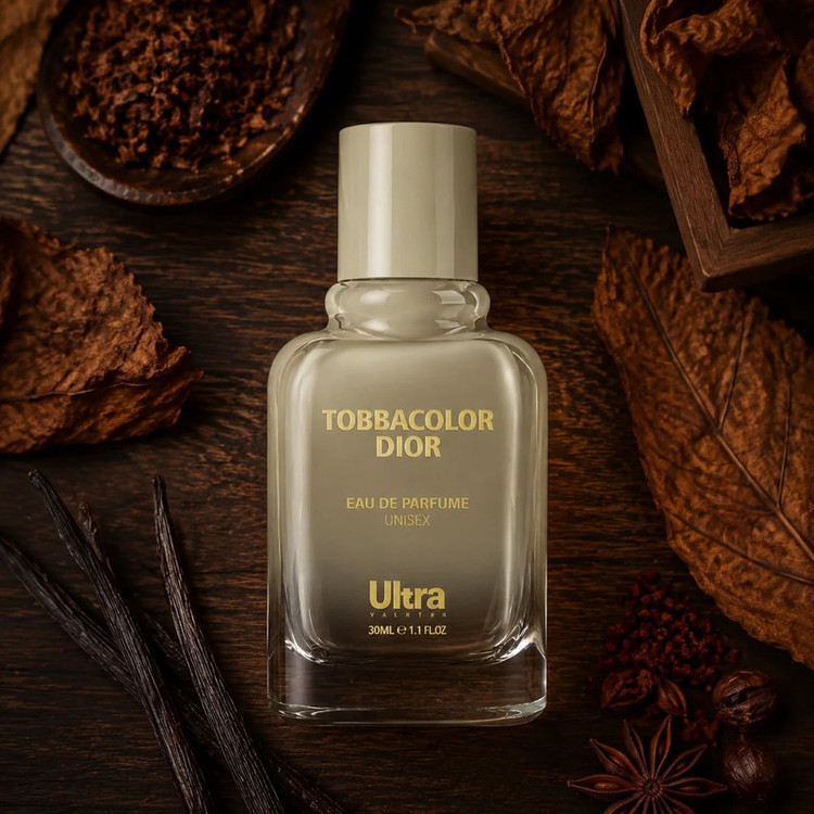 عطر جیبی اولترا ویرچوآل مدل Tobbacolor Dior با رایحه تلخ و مرکباتی حجم 30 میلیلیتر