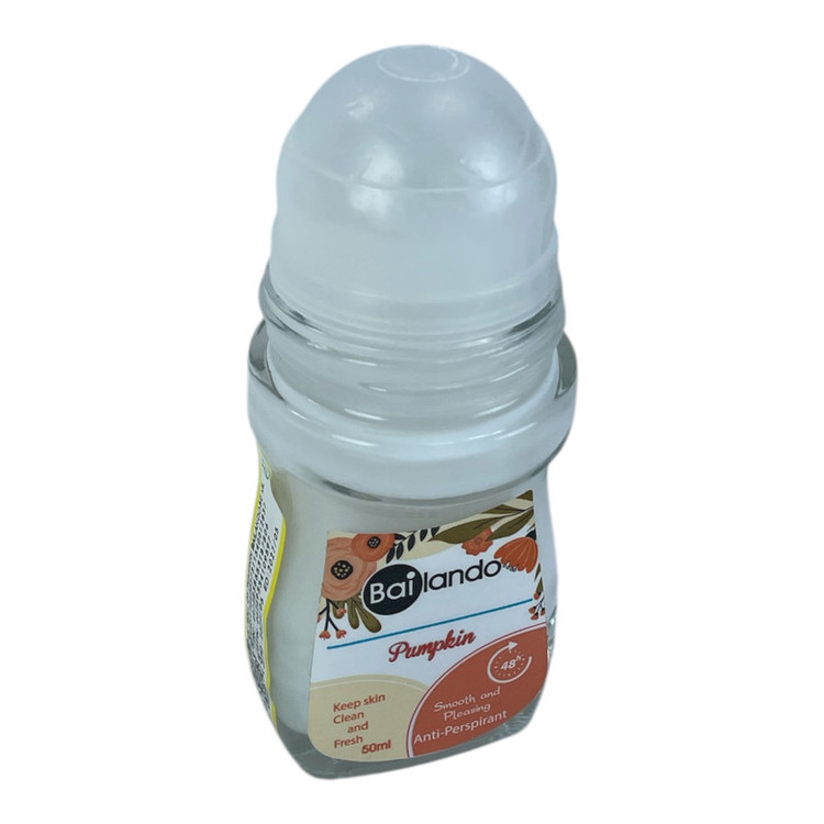 رول ضد تعریق رودیر مدل Pumpkin حجم 50 میلیلیتر با رایحه ملایم و بدون سولفات، ماندگاری 48 ساعت مناسب تابستان