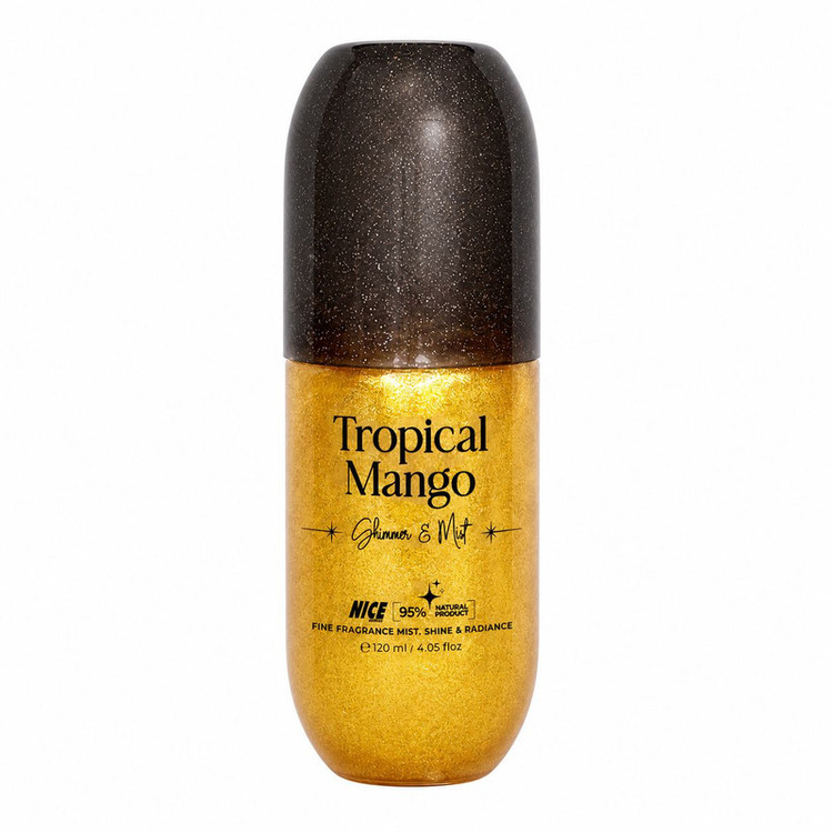 بادی میست شاین زنانه نایس پاپت مدل Tropical Mango با رایحه شیرین و میوه ای حجم 120 میلیلیتر