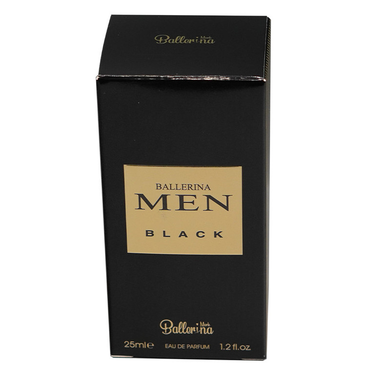 عطر جیبی مردانه بالرینا مدل MEN BLACK با رایحه گرم حجم 25 میلیلیتر