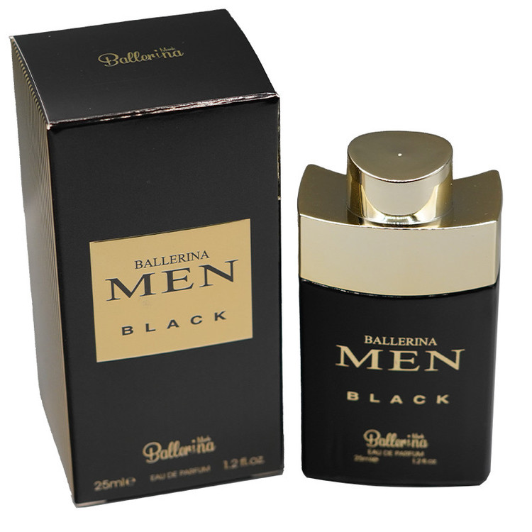عطر جیبی مردانه بالرینا مدل MEN BLACK با رایحه گرم حجم 25 میلیلیتر
