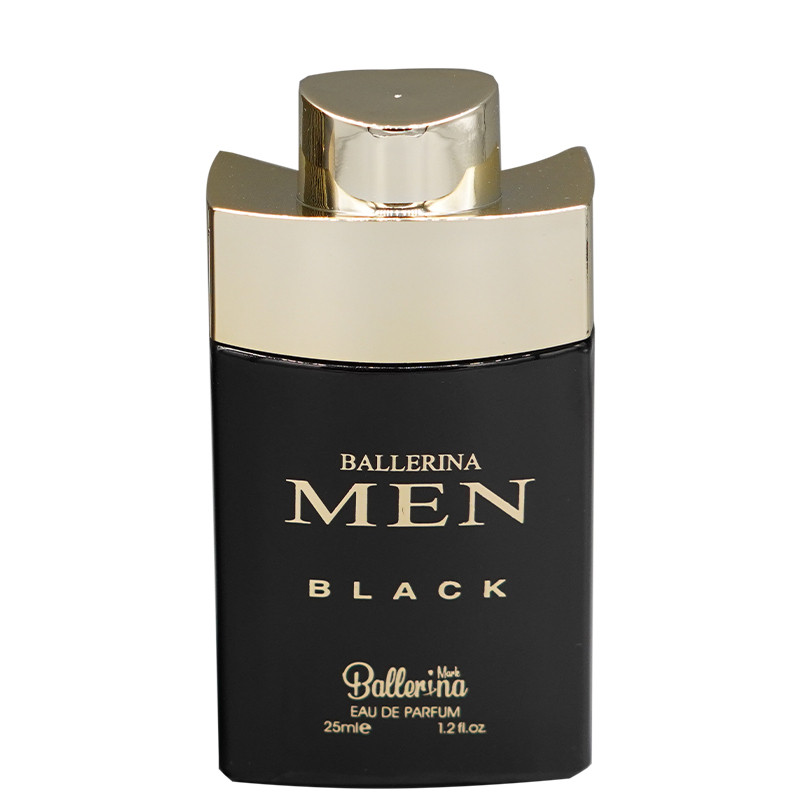 عطر جیبی مردانه بالرینا مدل MEN BLACK با رایحه گرم حجم 25 میلیلیتر